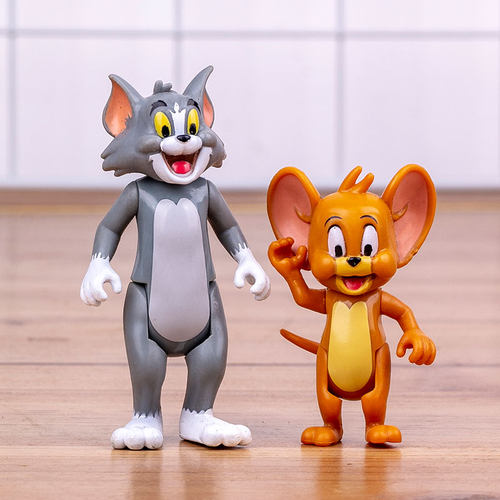 猫和老鼠四肢可动桌面摆件玩偶