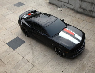 适合于雪佛兰科迈罗拉花变形金刚大黄蜂背带 引擎盖整车贴纸包邮