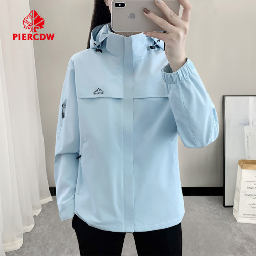 『PIERCDW帕瑞萨』冲锋衣女春秋户外运动休闲防风防水登山服外套