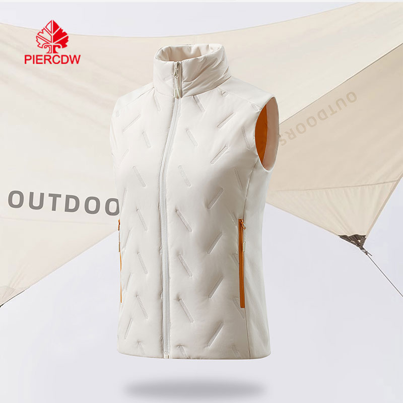 【PIERCDW品牌】秋季外穿马甲男女立领户外马夹运动修身休闲保暖