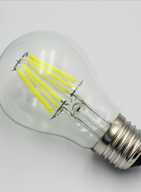 爱迪生复古E27螺口LED灯泡4W家用超亮暖白光透明清光玻璃节能光源