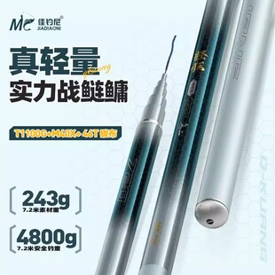 佳钓尼无二轻狂高碳台钓竿轻量大物鲢鳙鱼竿手竿超轻大物杆钓鱼竿