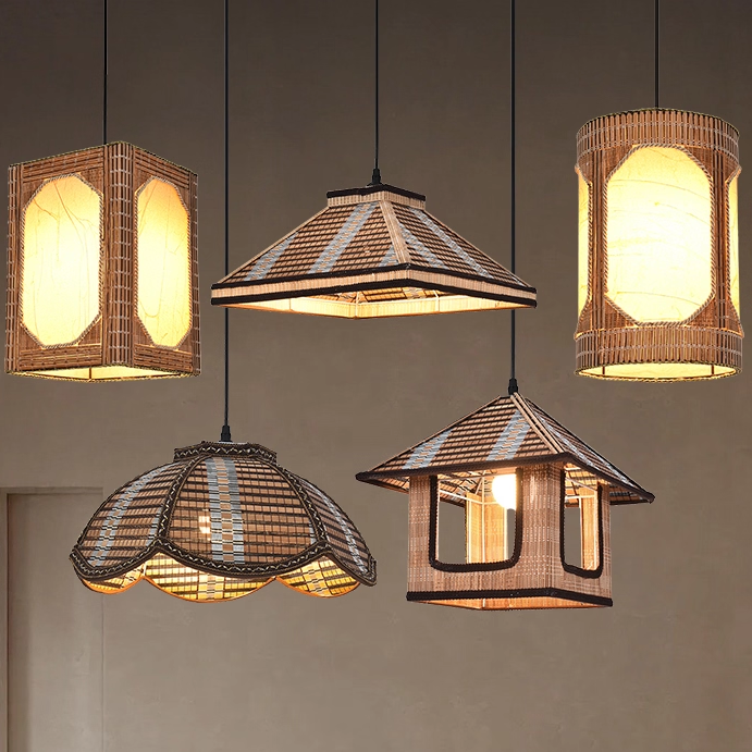 中式餐厅吊灯民宿茶楼创意灯具