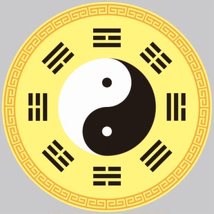 后天太极八卦圆图贴 阴阳太极贴旺财好运祥瑞后天八卦客厅 装饰贴