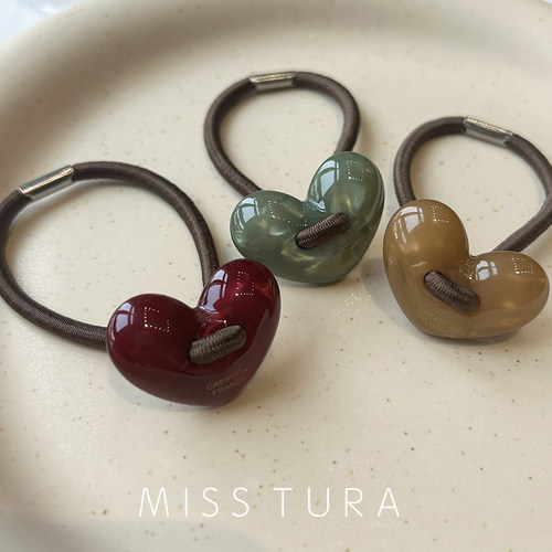 MissTura韩国爱心扎马尾发绳