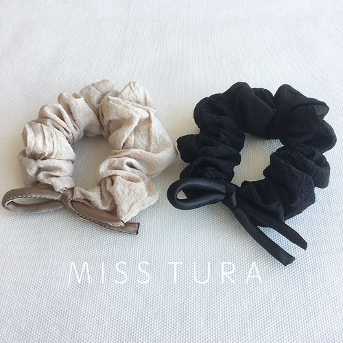 MissTura蝴蝶结发圈百搭