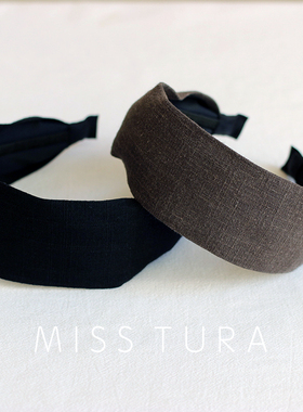 Miss Tura韩国进口digris官网宽边发箍高级感发卡