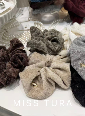 Miss Tura韩国进口简约气质大肠发圈女发绳清新时尚丸子头绳