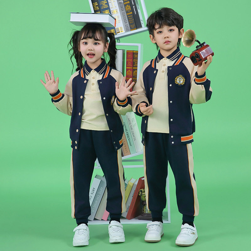 一年级校服套装小学生春秋季棒球服班服幼儿园园服六一演出服夏装
