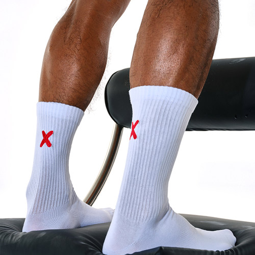 sockkon男高筒xx运动四季棉袜