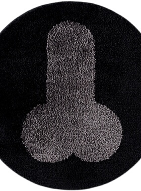 SOCKKON JJ图案吸水防滑硅胶地毯卧室洗手间可机洗绒盥洗室地毯垫