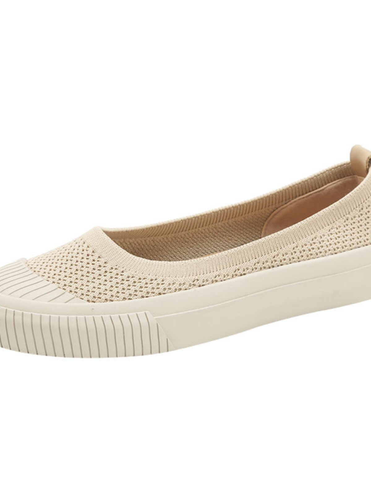JAPANESE PRINCESS SHOES CASUAL AND BREATHABLE 2024 NEW PUMPS SOFT SOLES FLYING WEAVING SOLID COLOR SLIP-ON FLAT SLIP-ON SHOES