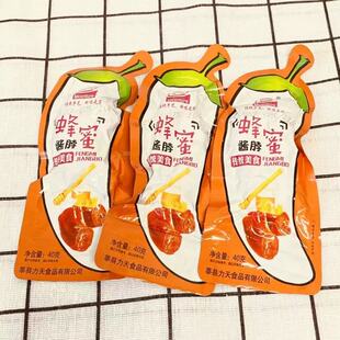 力天蜂蜜烤脖蜜汁鸡脖办公室解馋网红爆款蜜汁烤鸡肉脖蜜汁零食