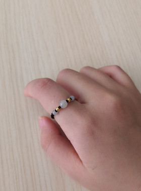 珠玉翡翠民族路路通仿黄金戒指