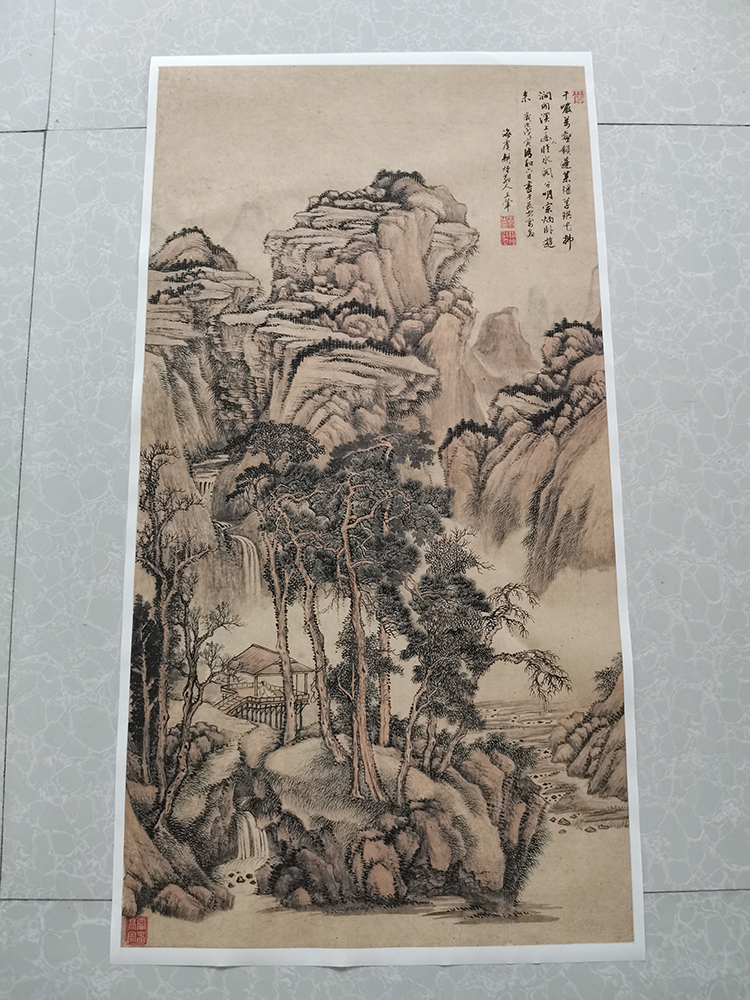 宣纸微喷复制画天旭画廊装饰画