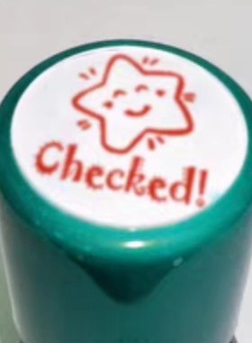 Checked印章