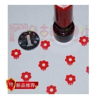 10毫米直径可爱印章卡通印章老师印章评语章教师印章小红花JS024