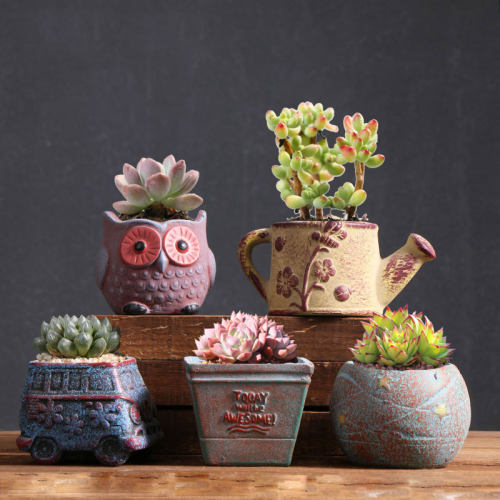 创意拇指盆复古陶瓷厂家直销