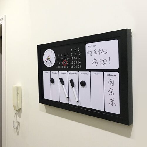 装饰时钟配电箱壁挂遮挡留言板