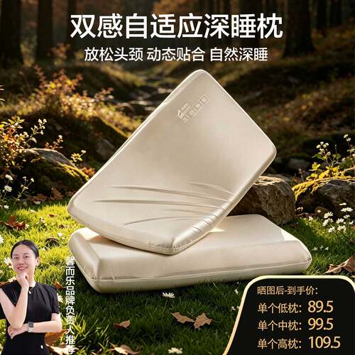 富安娜出品馨而乐深睡记忆棉枕芯