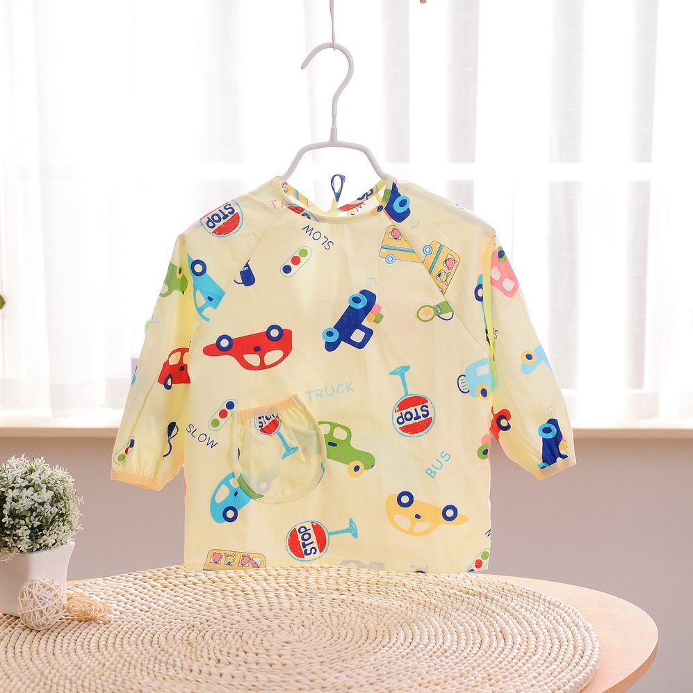 儿童罩衣防水纯棉宝宝吃饭反穿衣婴幼儿小汽车公交车校车轿车围兜,童装/婴儿装/亲子装,反穿衣/罩衣,淘宝优惠券,粉丝福利购,淘宝优惠卷