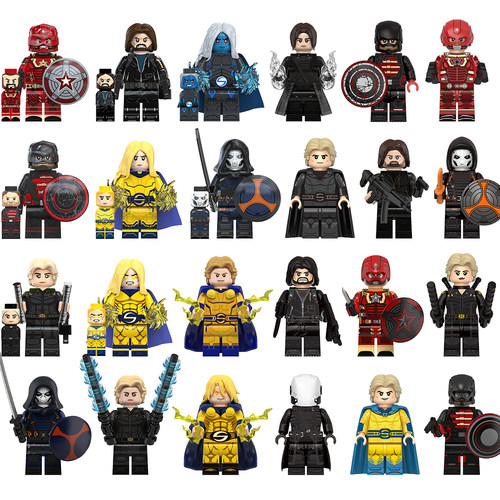 中国积木超英单款哨兵叶莲娜贝洛娃美国密探拼装积木玩具