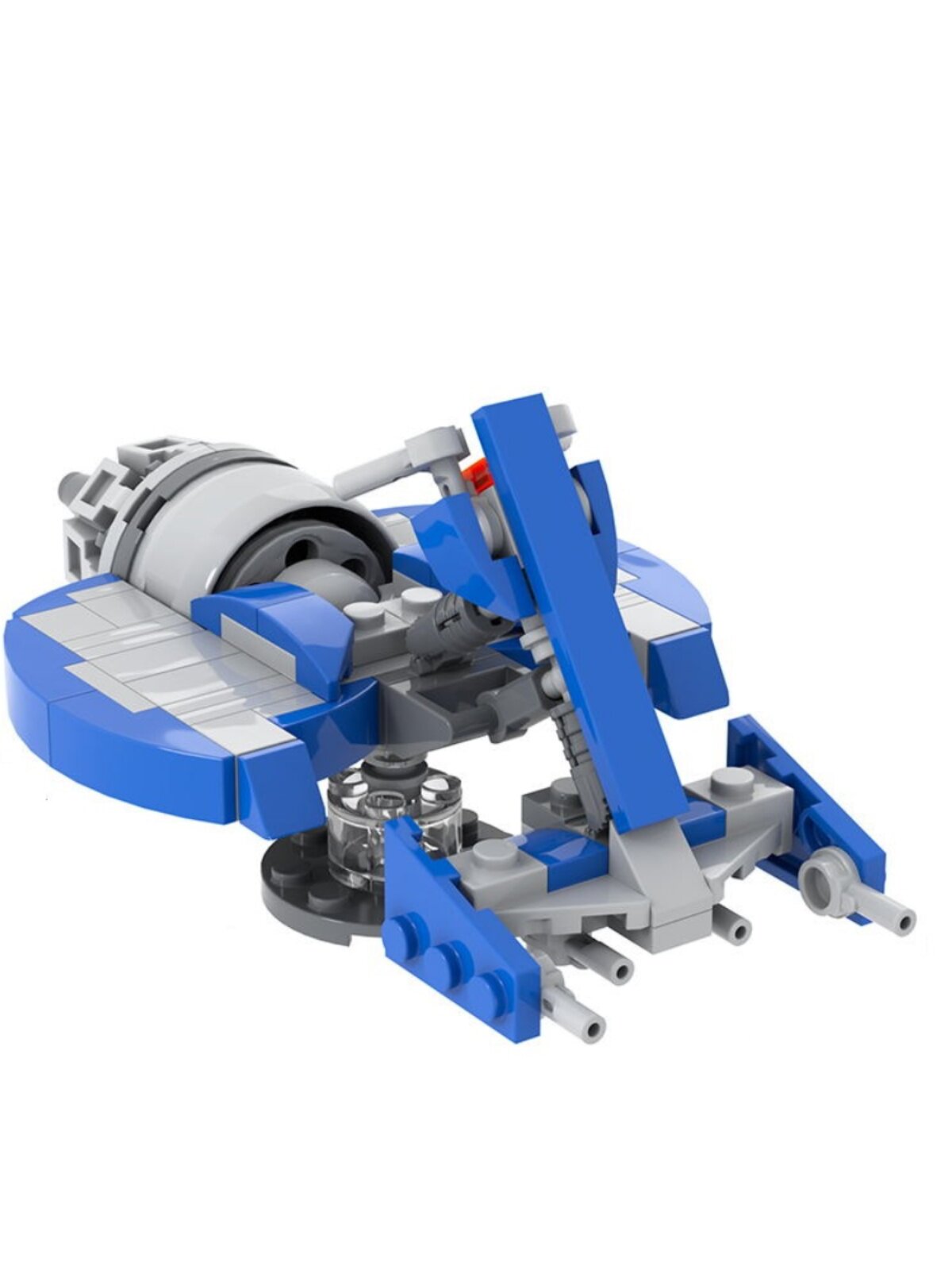 중국 빌딩 블록 MOC 스타 워즈 비행 오토바이 순찰 스피드 보트 기계 용병 2 조립 빌딩 블록 모델 장난감