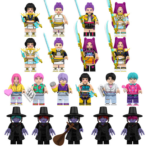 中国积木动漫猎魔女团第三方佐伊鲁米米拉积木玩具拼装益智人仔