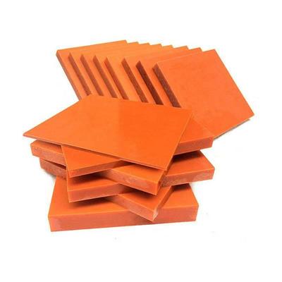 .橘红色电木板耐高温隔热板绝缘板环氧FR4精密CNC雕刻加工非标酚