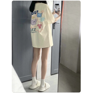 胖mm大码纯棉宽松短袖正肩T恤男女半袖大版oversize潮牌情侣上衣
