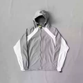 (Off-White Splicing) Windbreaker