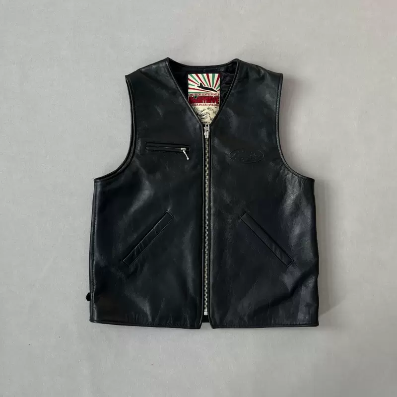 🔥discount🔥SKYDIVE LEATHER VEST