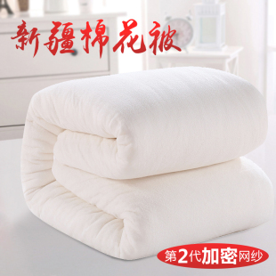 冬季 新疆特级长绒棉絮棉花被正品 手工被芯被子棉絮棉花被8斤特价