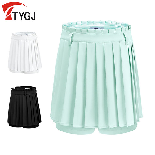 TTYGJ短裙裤A字百褶防走光显腿长
