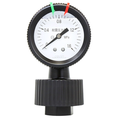 YPP-60 PP隔膜耐腐蚀压力表 2.5级 0-1.0MPA 1.6MPa 内螺纹1/2NPT