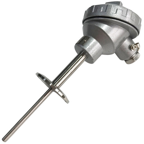 WZP2 快装卡箍热电阻 wzpk2-438 pt100 a级 L=8*150mm 卡盘50.5mm