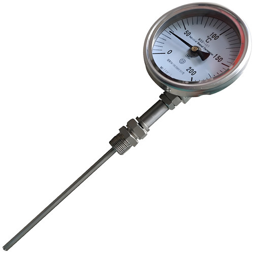 WSS 485 活动卡套螺纹双金属温度计 Φ6 L=200mm 0-400℃ M16*1.5