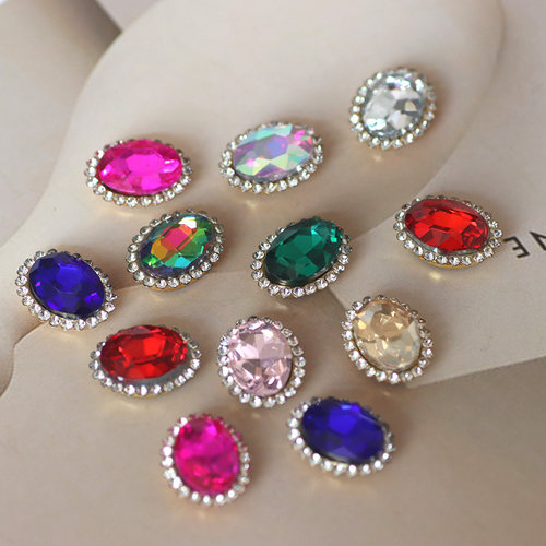 彩色玻璃宝石diy衣服帽子装饰