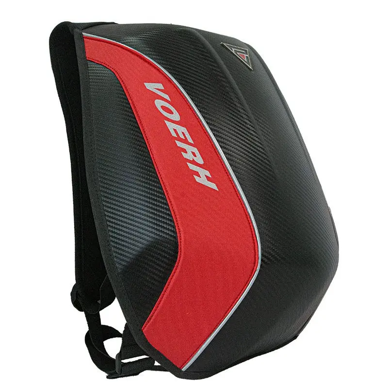 摩托车硬壳背包 骑士双肩背包 户外机车骑行龟壳防水头盔自行车包