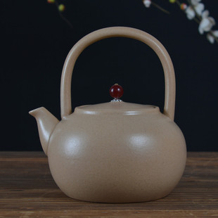苏打釉陶壶明火茶壶养生天燃气灶加热烧水电陶炉煮茶器提梁单壶