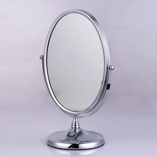 眼镜店镜子珠宝首饰店镜子柜台专用镜子化妆试戴台式镜看货椭圆镜