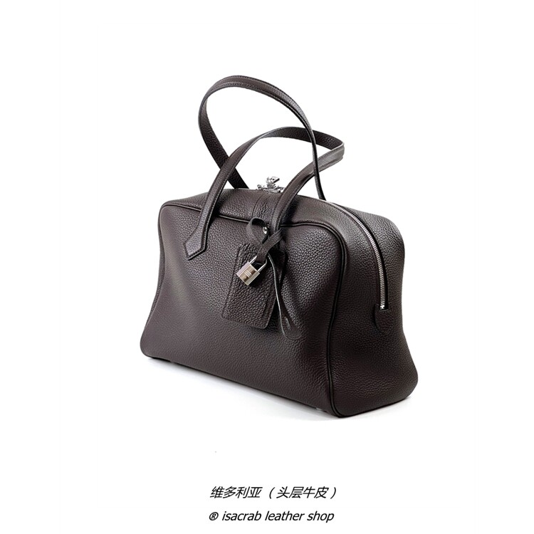 Victoria35进口牛皮手提包