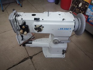 二手日本重机1341厚料高头车可缝蜡线麻线可逢双波浪线迹。