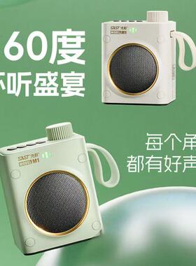 先科M1蓝牙音响小型迷你无线音箱户外便携式收音机插卡U盘播放器