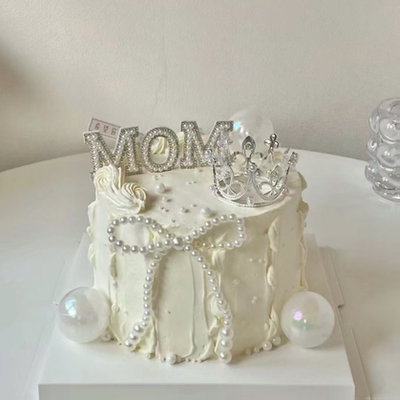 2025母亲节网红蛋糕装饰MOM插件