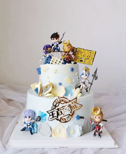 王者荣耀蛋糕装饰摆件