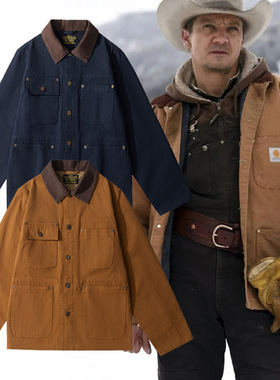 OKONKWO灯芯绒帆布夹克外套杰森斯坦森同款美式复古WIP歇密根夹克