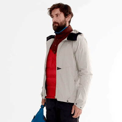 春秋连帽防风轻薄软壳衣