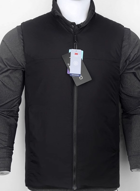 秋冬男士ATOM轻量保暖棉衣背心防风防水阿童木立领新雪丽户外马甲