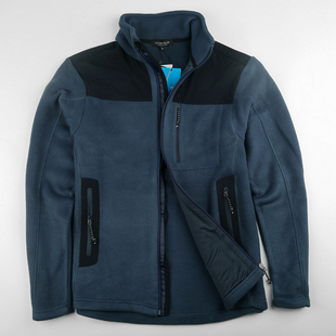 秋冬P200全拉链抓绒衣 加厚保暖透气立领外套夹克防静电户外滑雪